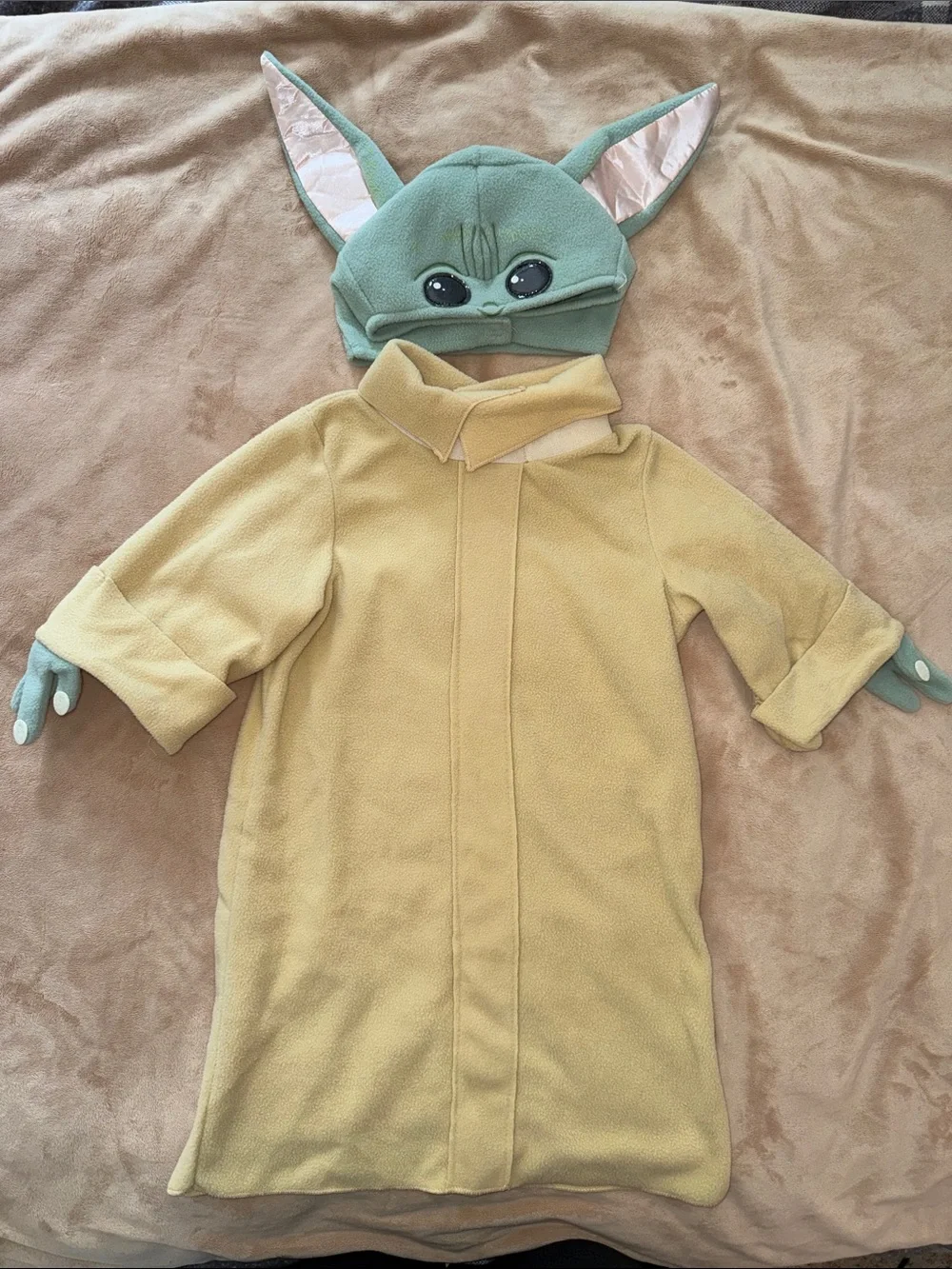 Baby Yoda Fleece Costume for Toddler